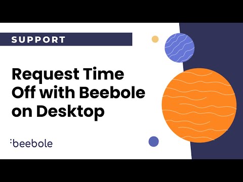 How to Request Time Off with Beebole on Desktop