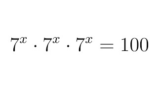 can you solve for "x" ?| A Very Tricky Exponential Equation Challenge