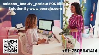 Beauty Parlour Salon POS Billing software cloud base www posraja com