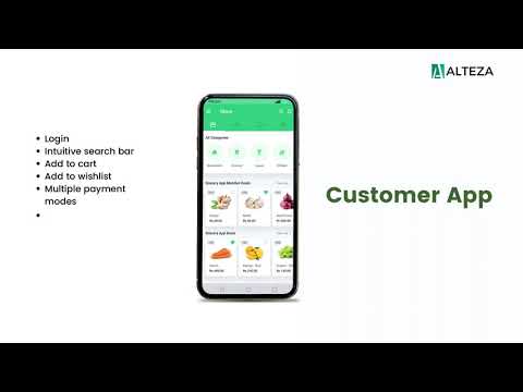 Single vendor Grocery App features