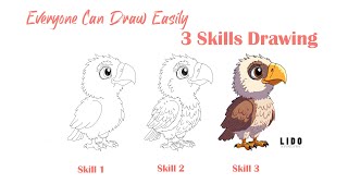 3 Simple Skills Drawing   Sketching, Detailing, & Coloring Everyone Can Do Easily #lidoartworks
