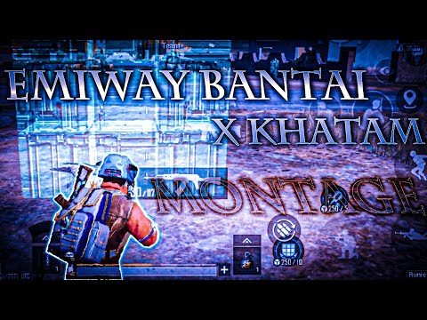 REDMI K20 PRO FT. EMIWAY BANTAI X KHATAM PUBG MOBILE MONTAGE