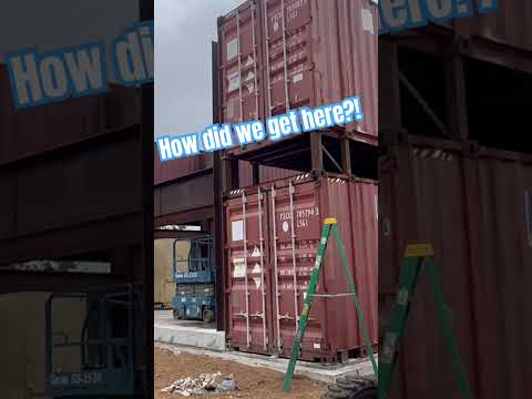 Container house top boxes set 11/6/23 #containerhome