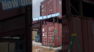 Container house top boxes set 11/6/23 #containerhome