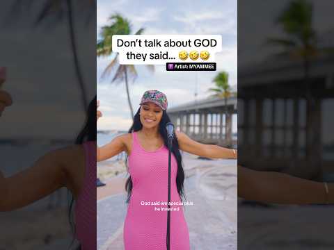 They said don’t talk about God 🤣 welp too late. #Myammee #gospel #hiphop #florida