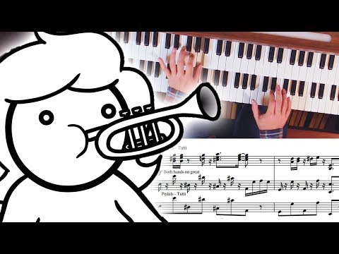 asdfmovie11 Song Pipe Organ Cover! (w/Sheet Music)