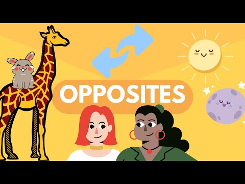 OPPOSITES for Kids | Spelling Video for Children