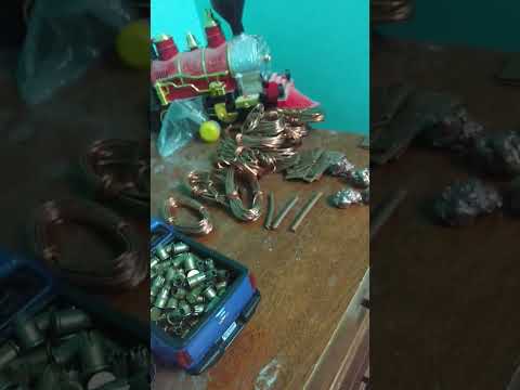 Brass pieces for future melt