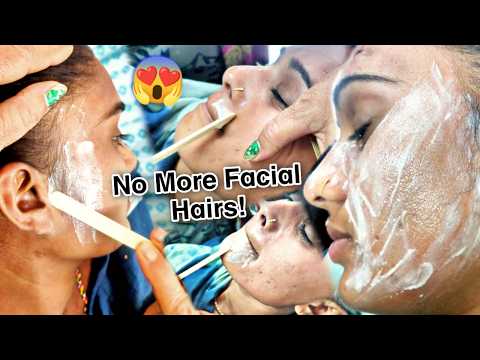 How to Do Face Waxing at Home | Sideburns | Lips | Chin | Nose Hair Removal