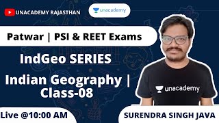Indian Geography | Class-08 | Bilingual | Patwar | PSI Exams | Surendra Sir