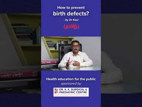 How to prevent birth defects? - Dr Kasi (Tamil) #shorts