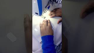 Back Pocket Attack Double Needle Auto Machine# #jackmachine #fashion #sewing #