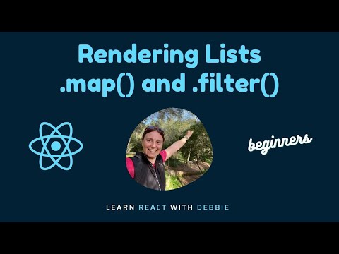 Rending Lists in React with .map() and .filter()