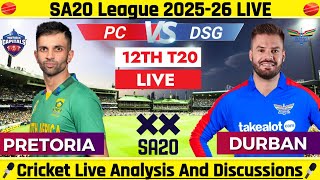 Pretoria Capitals vs Durban Super Giants  Live Score