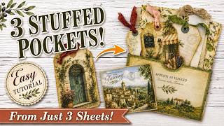 The Easiest Vintage Stuffed Pocket Tutorial (Plus Easy Envelope Ideas!)