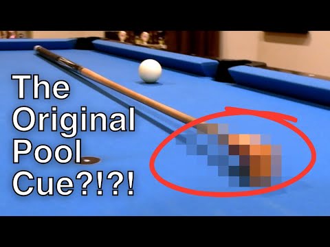 Pool Cues Used To Look Like This?