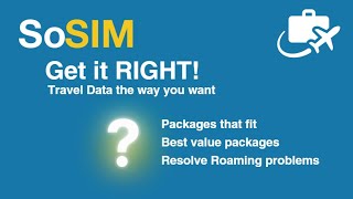 Travel with SoSIM | custom made your own data package | as low as HK$33 (~US$4.30) for 5 days data