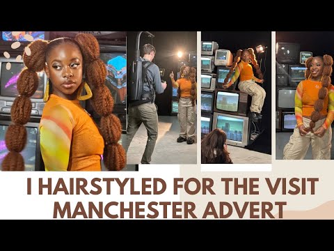 I WAS THE HAIRSTYLIST FOR VISIT MANCHESTER CAMPAIGN