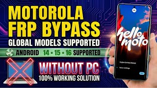 How to Bypass Google Account on Motorola (FRP Unlock) | Android 14/15/16 | 2026