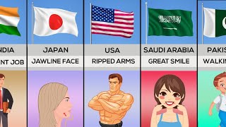 People's Attractive Features From Different Countries 😳 | Popchart 