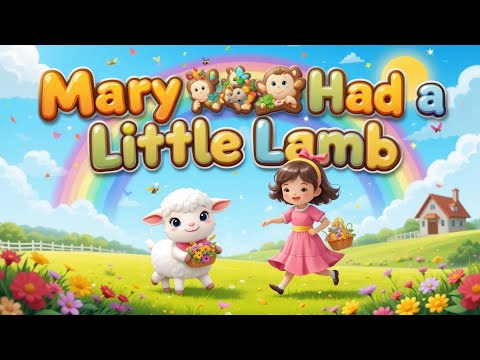 Mary Had a Little Lamb – Cartoon Song | poem | | poem pals | 
