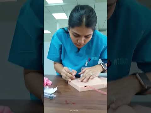 Practice for IV intravenous injection.
