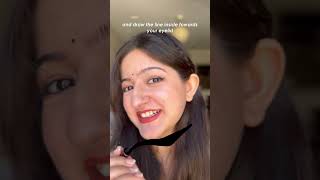 How to draw the WINGED EYELINER? | Easy Step By Step Guide for Beginners | Jhanvi Bhatia