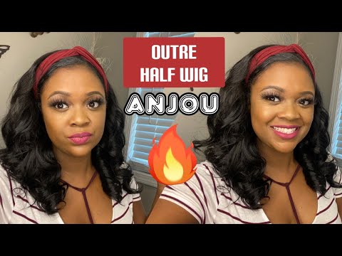 Outre Synthetic Half Wig Anjou | Cheap & Affordable Everyday Half Wig| Make it a Headband Wig