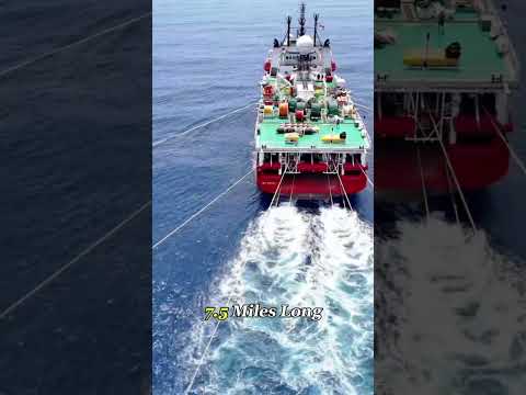 What the heck is this boat with ten tails?#knowledge #oceantech #seafloor