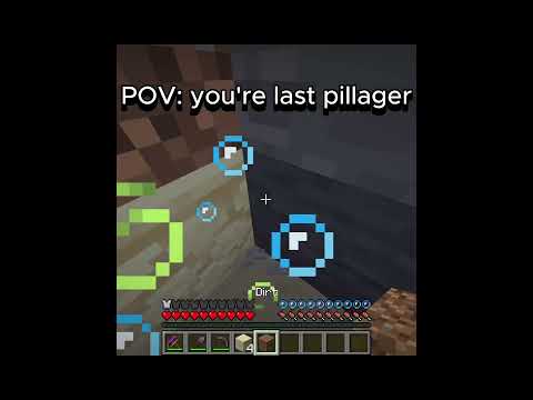 POV: You are the last raider 🤣😂 #shorts #minecraft #funny #gaming #pov