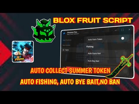 🔥 NEW Blox Fruits Script After UPDATE (Auto Collect Summer Token + Auto Fishing + Auto Bait) 2025! 🎣