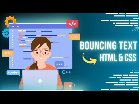 Mini Project: Bouncing Text with HTML & CSS | Full Step-by-Step  Tutorial
