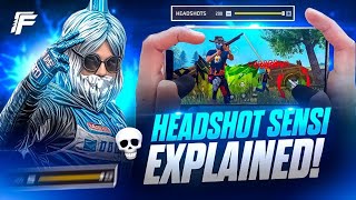 ONLY RED NUMBERS HEADSHOTS SENSITIVITY EXPLAINED 🔥 | FREE FIRE OWN SENSITIVITY 💀