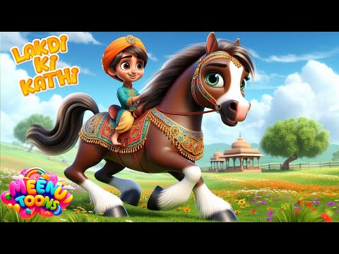 Lakdi ki kathi | लकड़ी की काठी | Popular Hindi Kids Songs | Hindi Rhymes | Nursery Rhyme Forchildren