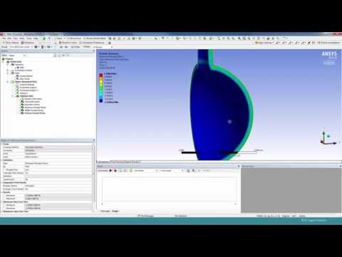 Spherical Pressure Vessel with a Cylindrical Nozzle FEA - Part 2 3D Solid Model Analysis