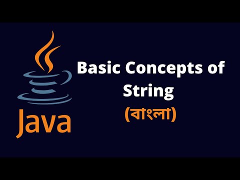String Class in Java - Bengali (বাংলা)