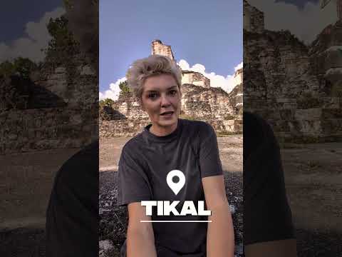 Made it to Guatemala! First stop: Tikal, an ancient Mayan city.