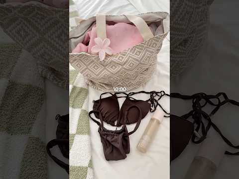 beach day ☀️🏝️ #morningroutine #cleangirl #beachday #aesthetic #fyp