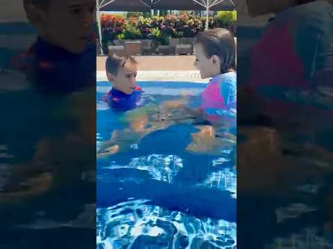Oops! Pool Water Isn’t for Drinking! 😅💛