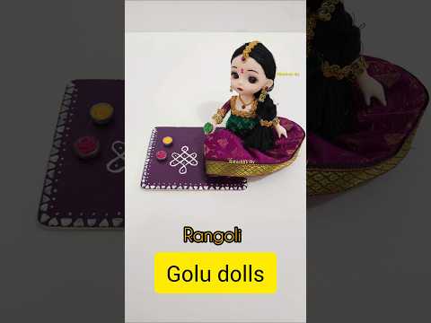 traditional doll|rangoli doll |golu doll  diy #golu #navratri #goludolls #bommalakoluvu