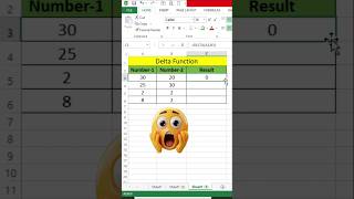 Delta Formula in excel ||#exceltipsandtricks #excelhacks #excelbeginners
