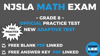 NJSLA Grade 8 Official Practice Test [New for 2026]