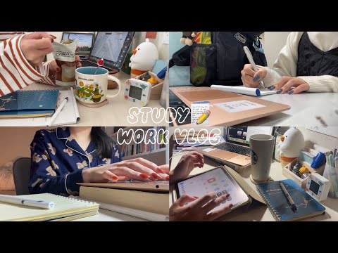 【重大発表📖】study vlog📝 久しぶりに5時半に起きてみる | Waking up at 5:30 to study and work 🧺