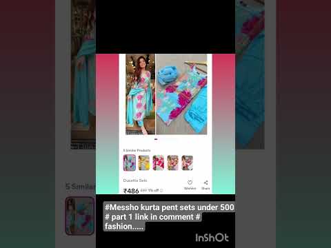 #meesho kurta pent sets under 500 part 1 link in comment # #fashion.....