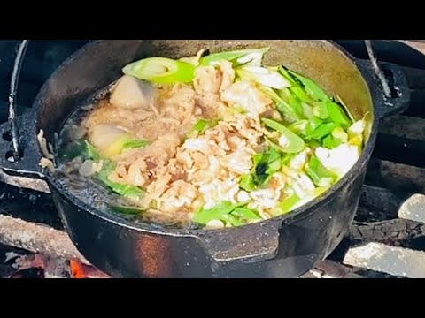 冬のBBQやすまるだしで芋煮作ったら狂った