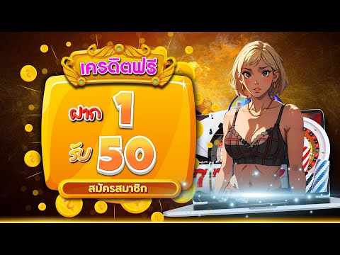 สมาชิกใหม่ โปร  ฝาก 1 รับ 50 ล่าสุด ได้จริง โปรสล็อต ฝาก 1 บาท รับ 50 ไม่ต้องแชร์ ฝาก 1รับ50 วอเลท