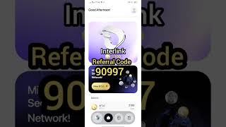 Interlink network mining app referral code | Interlink mining app invitation code #interlinknetwork