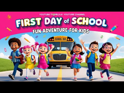 🎒 First Day of School Song | Fun & Learning Poem for Kids | Back to School Nursery Rhyme