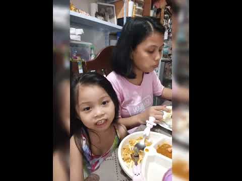 Eating Shrimp & Ginataang Gabi | Gemini Ko