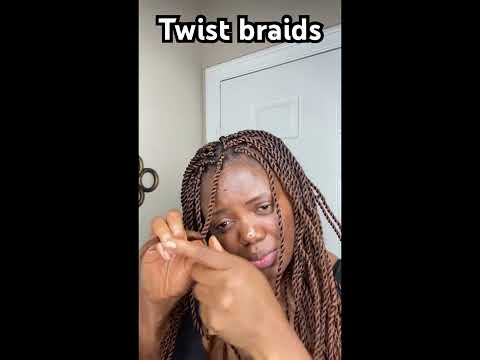 Full video on my channel. #twistbraids#hairstyles#blackhairsyles